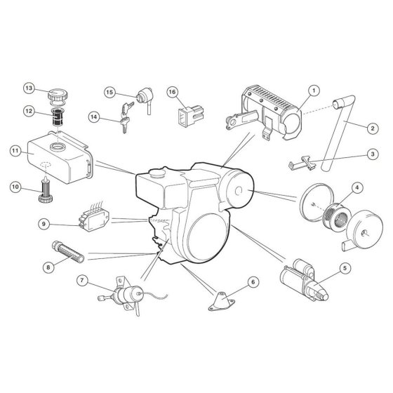 Diesel Engine Assembly