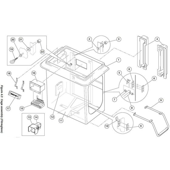 Fibreglass Cage Assembly