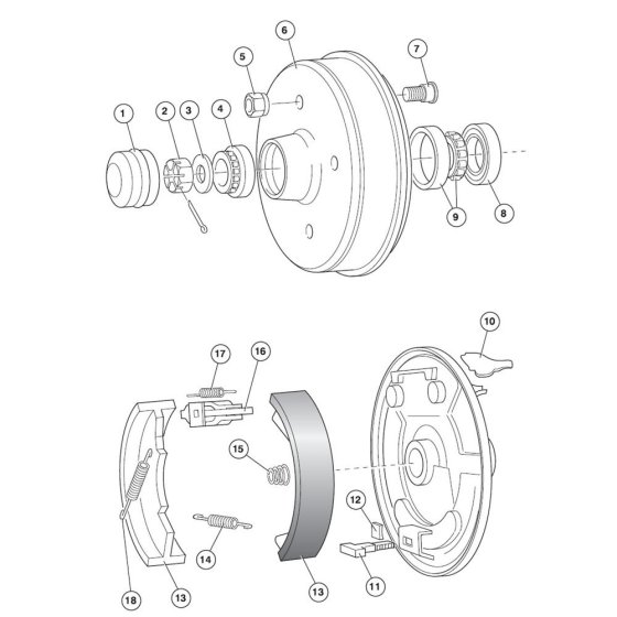 Wheel Hub P15305 for Niftylift 170
