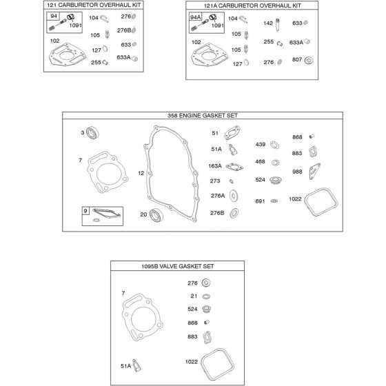 Carburettor Overhaul Assembly
