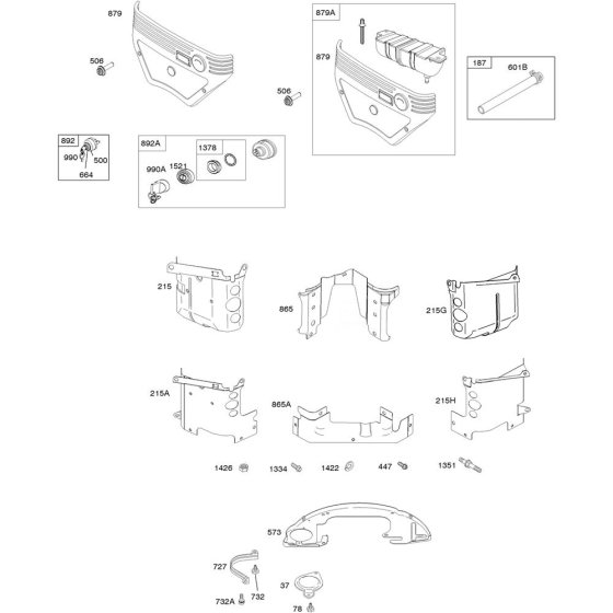 Shroud Assembly for Briggs & Stratton