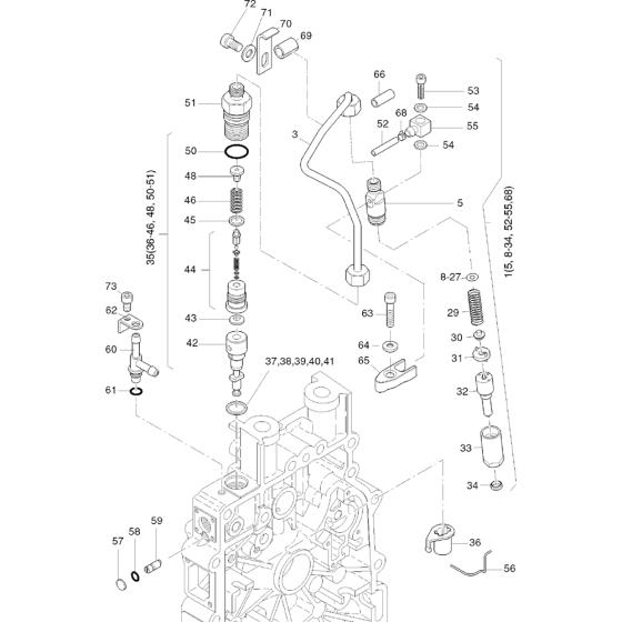 Injection Equipment for Hatz 1B50