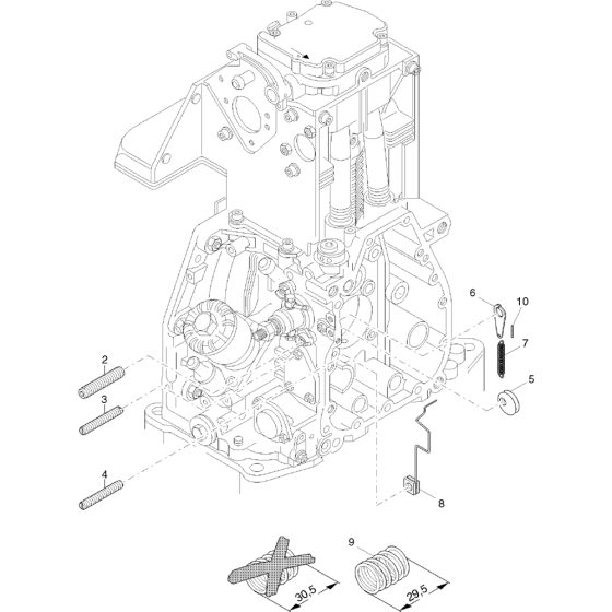 Low Idle Speed Assembly Hatz 1D42