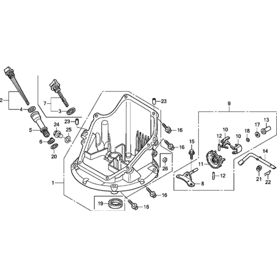 Oil Pan Assembly for Honda GCV160A0
