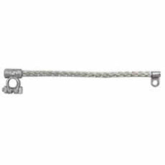 Negative 300mm H/Duty Tinned Copper Earth Strap - 16/32/0.30mm 260A Pack 5 - 2-742-12