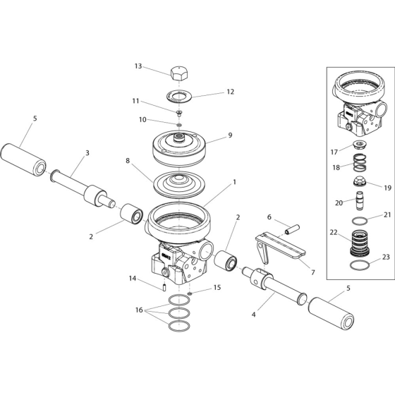Top Cover Assembly for Belle Breakers