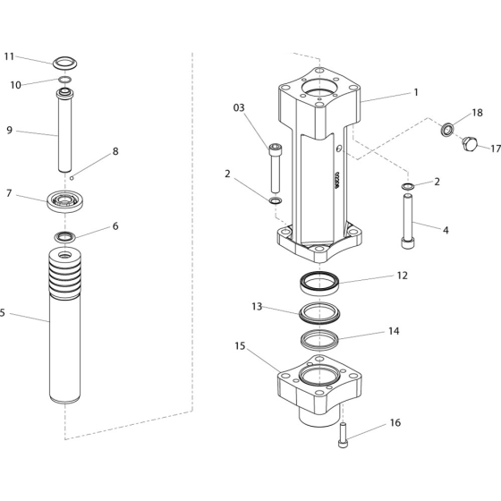 Cylinder Assembly for Belle
