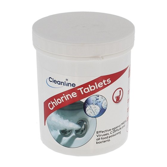Chlorine Tablets 1gm Tub of 200 for Cleaning and Disinfection