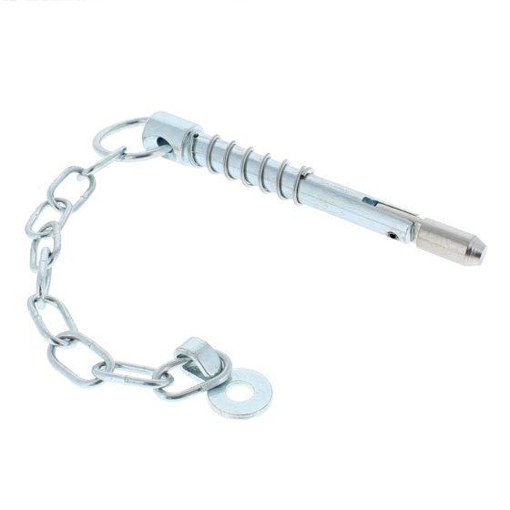 Spring Loaded Sword Pin 120mm Zinc Plated Fastener
