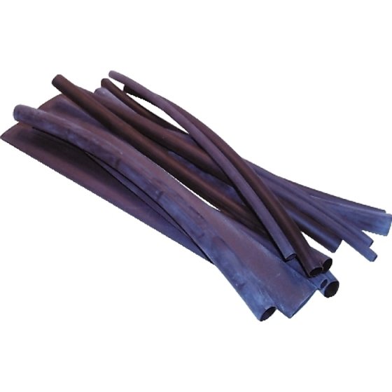 Heat Shrink Tubing, Colour: Black, Diameter: 6.4mm, 1 x 10m Roll