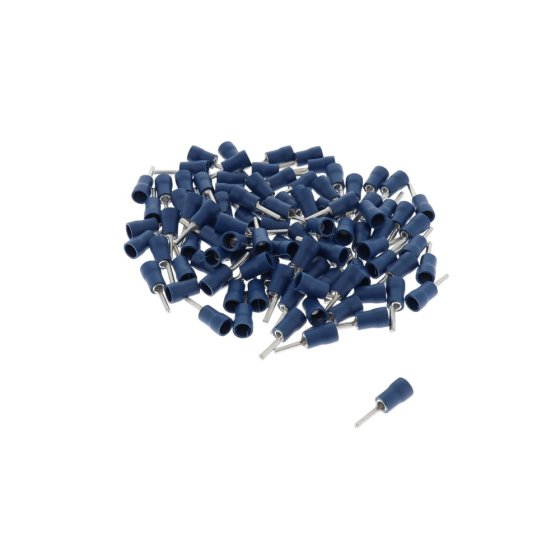 Electrical Pin Terminals (Blue) Diameter: 1.9mm (100 pieces)