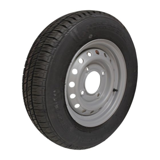 Wheel & Tyre Assembly 165R13 4X139.7PCD