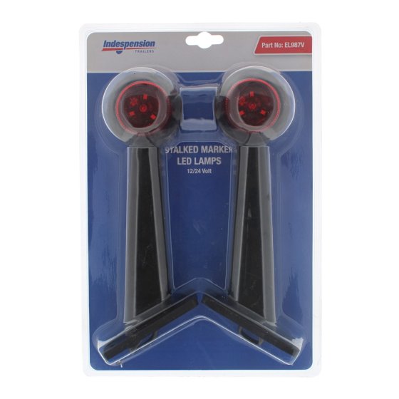 12/24v Led Marker Lamp Pair - EL987V