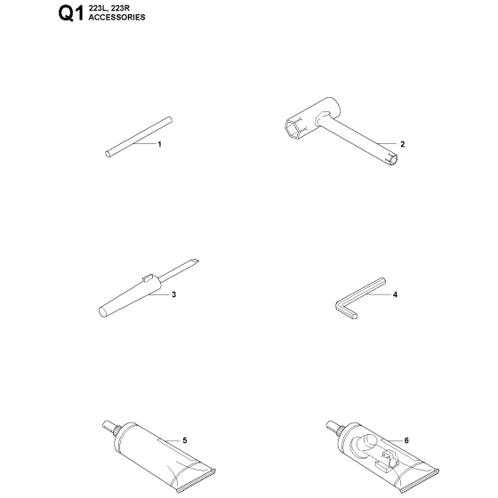 Accessories for Husqvarna 223R