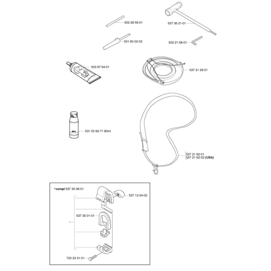 Husqvarna 224 L Accessories