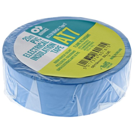 AT7 Blue PVC Tape 19mmx20m Roll