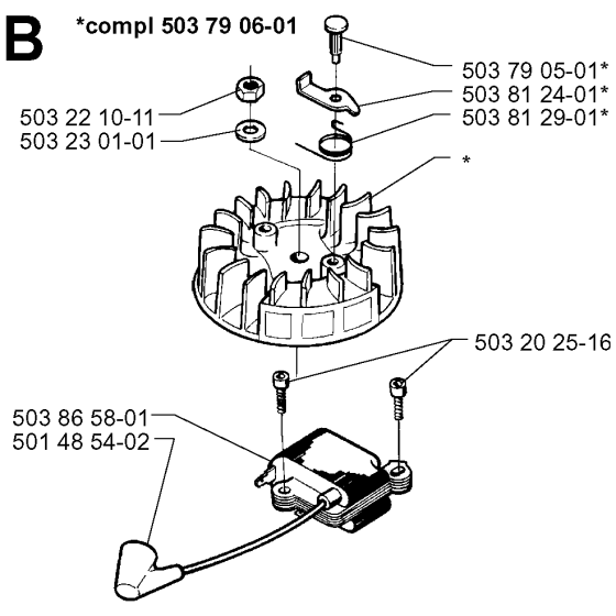 Ignition System for Husqvarna 225BV