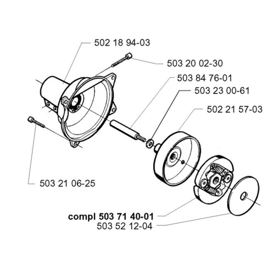 Clutch for Husqvarna 225 E