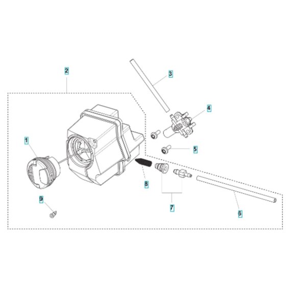 Oil Tank for Husqvarna 225i