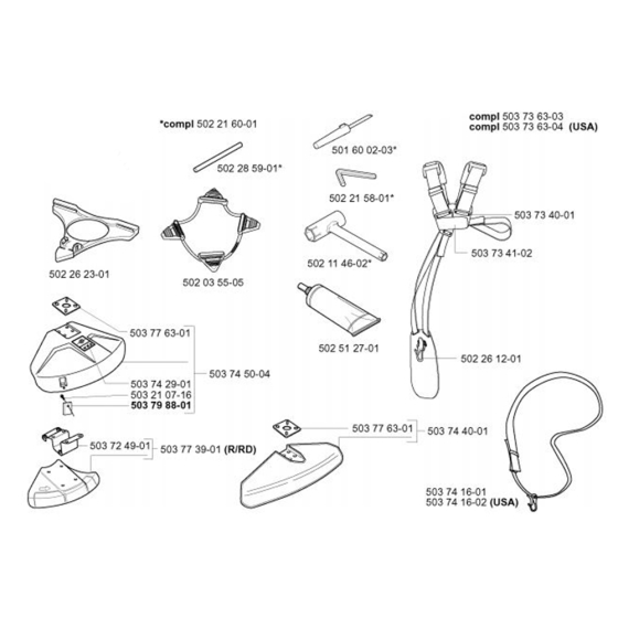 Husqvarna 225 LD Accessories