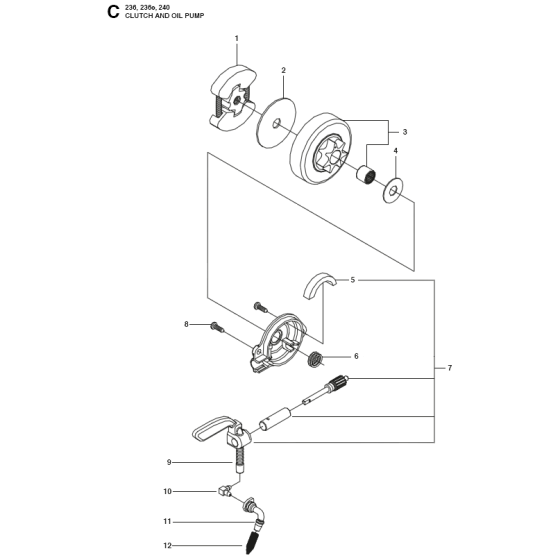 Clutch & Oil Pump Assembly