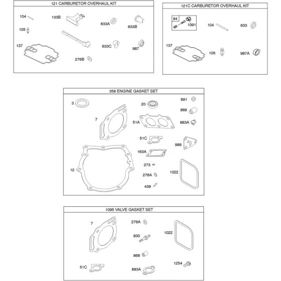 Carburettor Overhaul Assembly