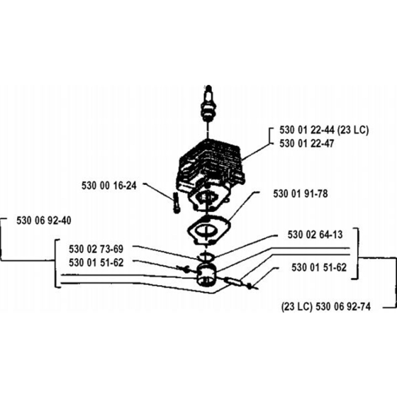 Cylinder Piston for Husqvarna