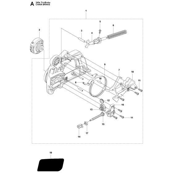 Chain Brake Assembly for Husqvarna