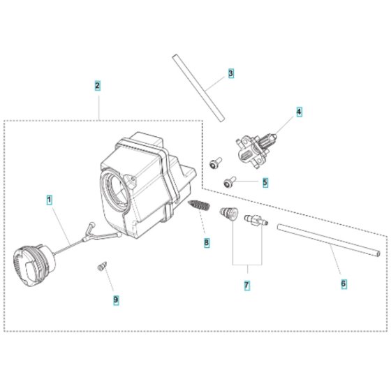 Oil Tank for Husqvarna 240i