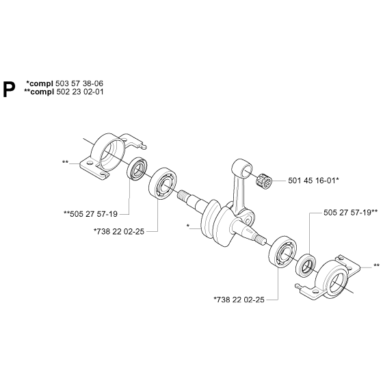 Crankshaft Assembly for 240R