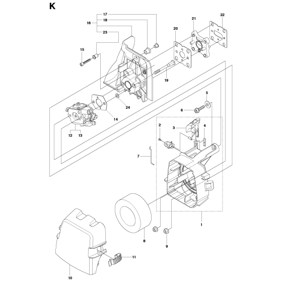 Carburetor & Air Filter Assembly