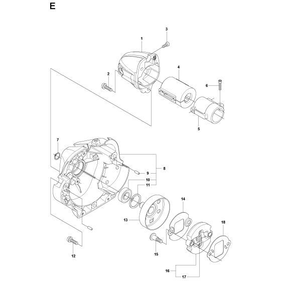 Clutch Assembly for Husqvarna 241R