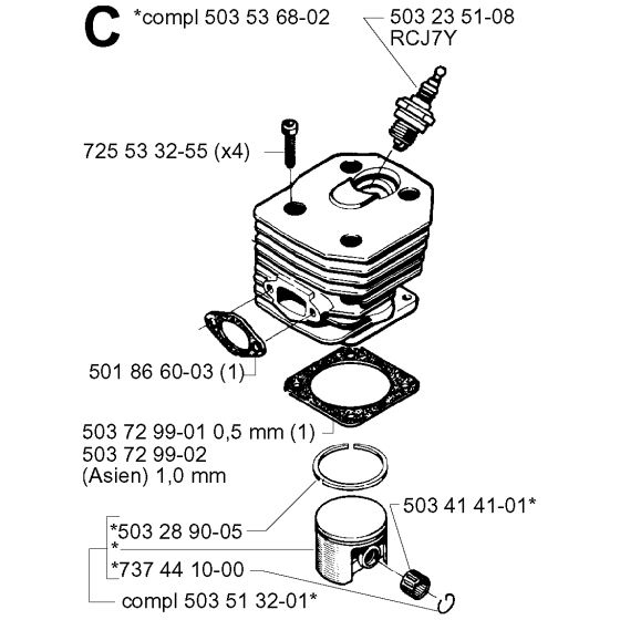 Cylinder Piston Assembly