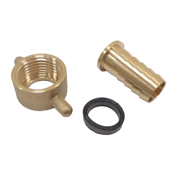 Brass Female 1.1/2" BSP Cap & 1.1/2" Hose Tail