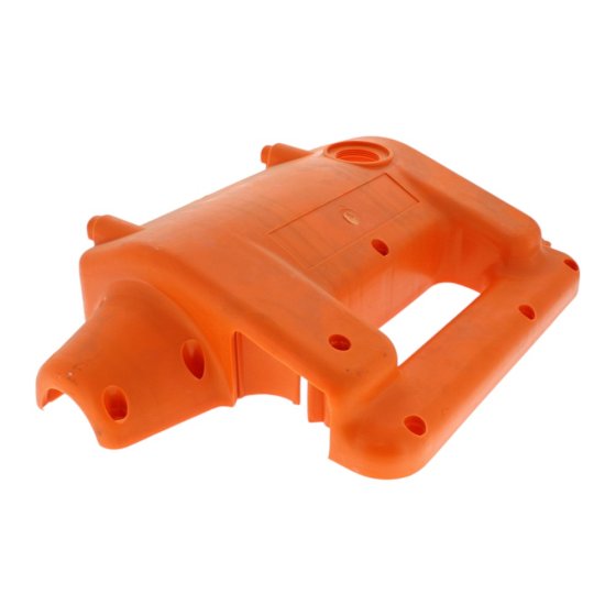 Orange Right Half Housing for Belle Megavib+ (Plus) Vibrating Pokers - 244/99504