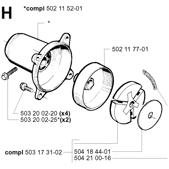 Clutch Assembly for Husqvarna 245