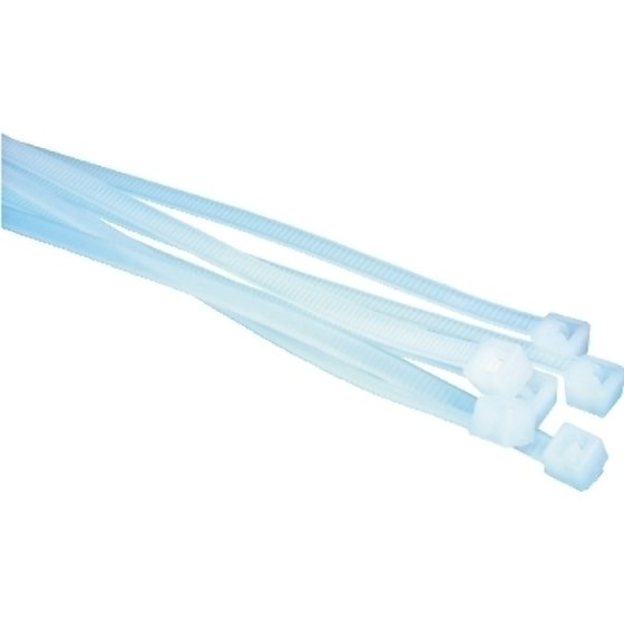 Cable Ties 4.8mm x 270mm White Nylon - 100 Pack