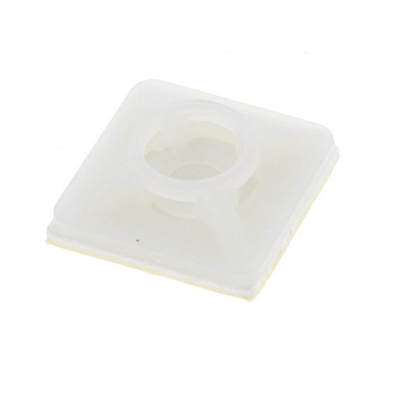 Self Adhesive Plastic Cable Tie Base, Up to 3.5mm, Pack of 50