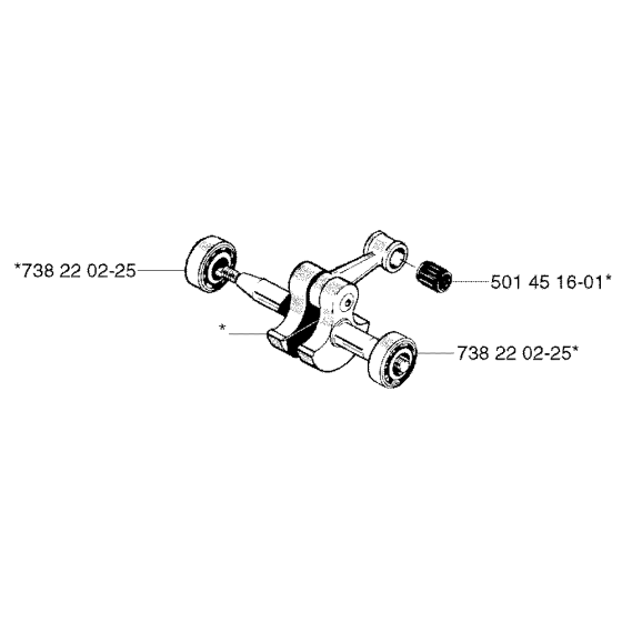 Crankshaft Assembly for 250R