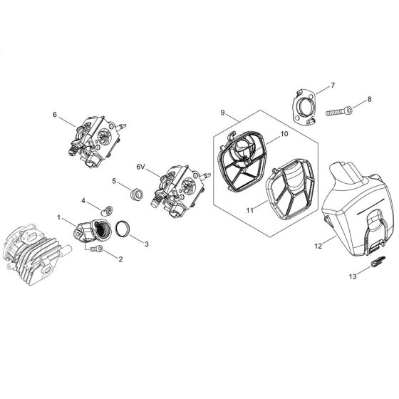Air Cleaner & Carburettor