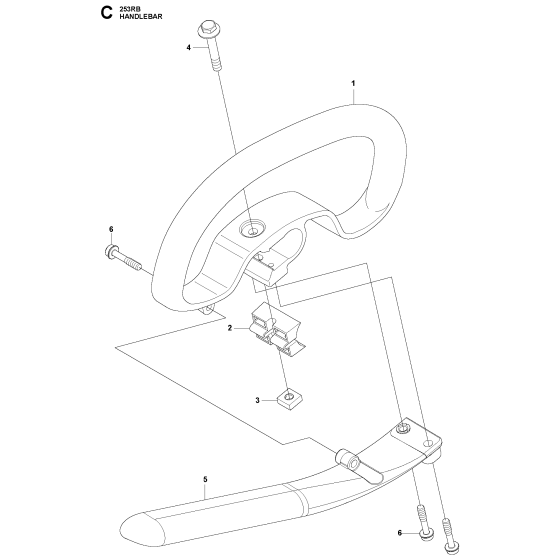 Handle Assembly for 253RB