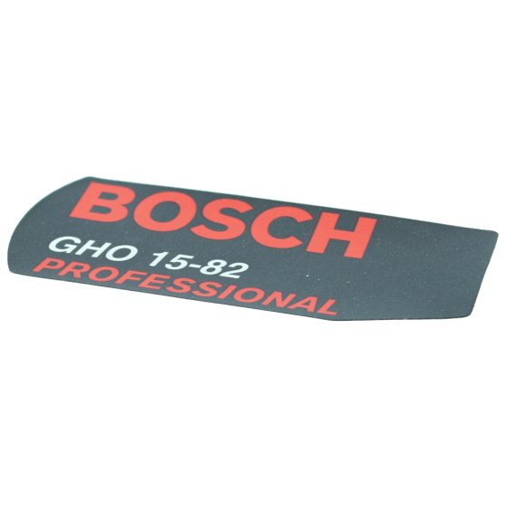 Manufacturer's Nameplate for Bosch GHO 15-82 Portable Planers - 2609132301