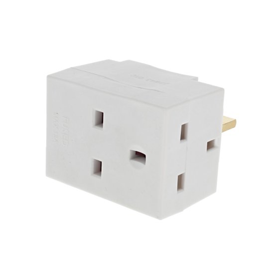 3 Way Adaptor 3 Pin/3 Way/13amp