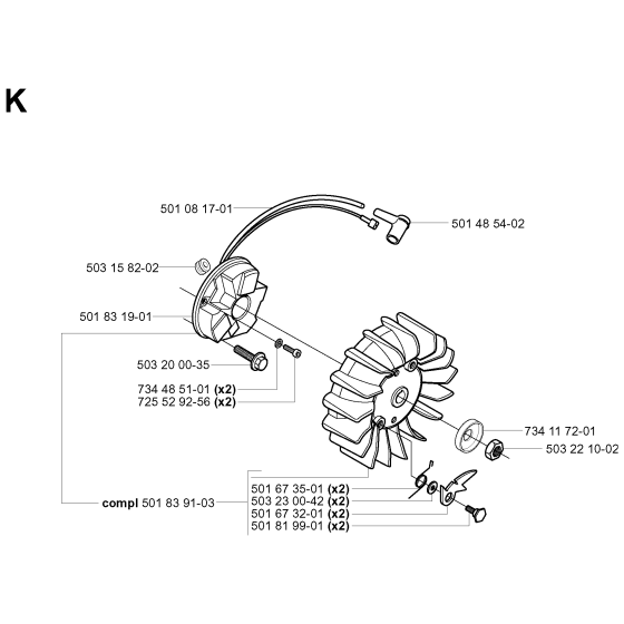 Ignition System for Husqvarna 265RX