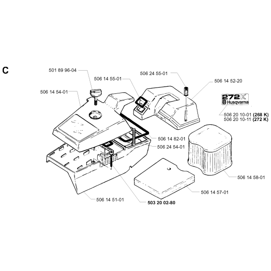 Air Filter Assembly for 268K