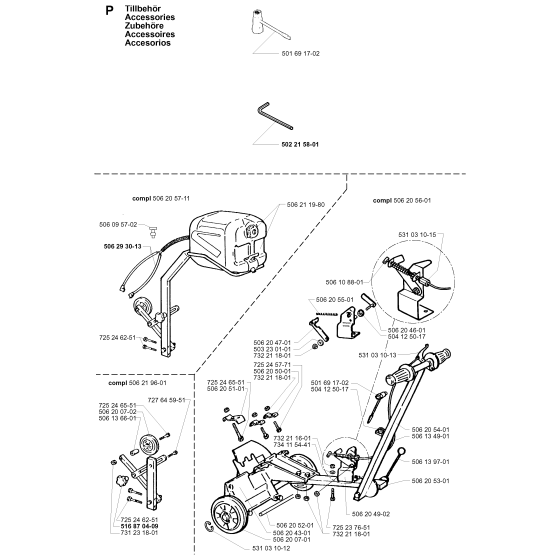 Accessories for Husqvarna 272K