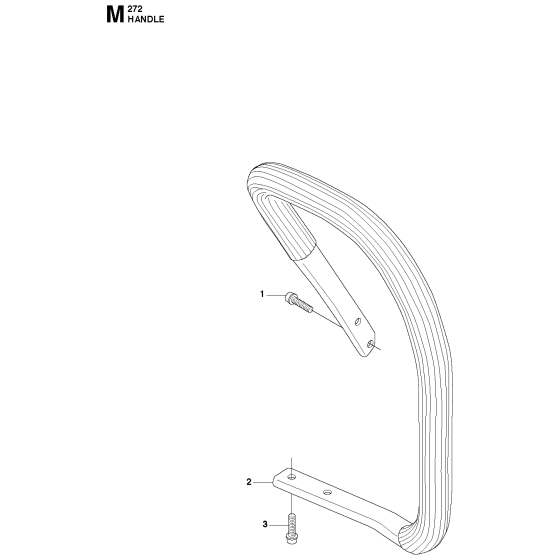 Handle Assembly for Husqvarna 272xp