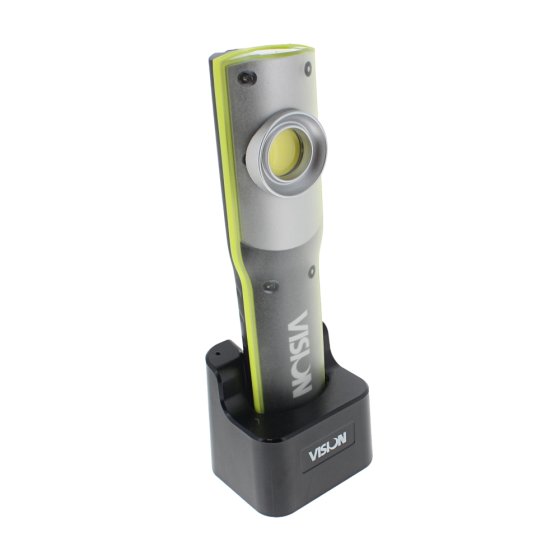 COB Hand Lamp 1000lm with Charging Dock for Workshop Use