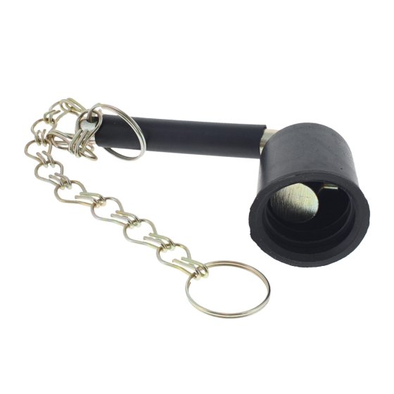 Isolator Key 14mm Single Peg with Securing Chain and Cover