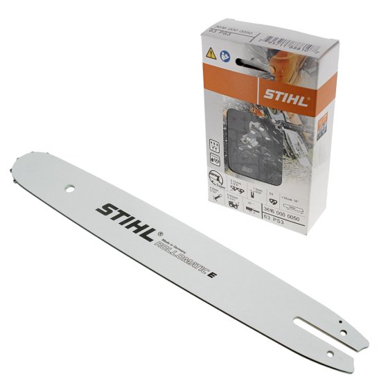 50 Links 3/8P 1.3mm Chain and 14" Bar Kit for Stihl MSA 220 T, MSA 220 TC-O Chainsaws